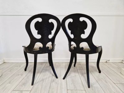 Pair of Antique Napoleon Chairs