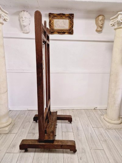 Antique French Painting Easel with Stand by Bonhomme Paris