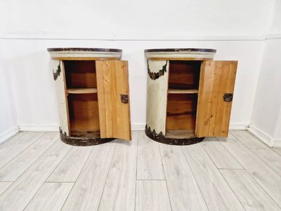 Pair of 18th Century Tambour Cabinets