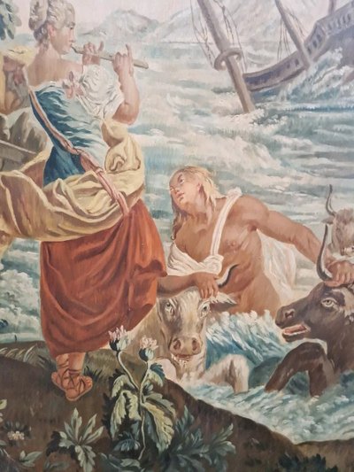 Enorme murale francese Grande murale XIX secolo