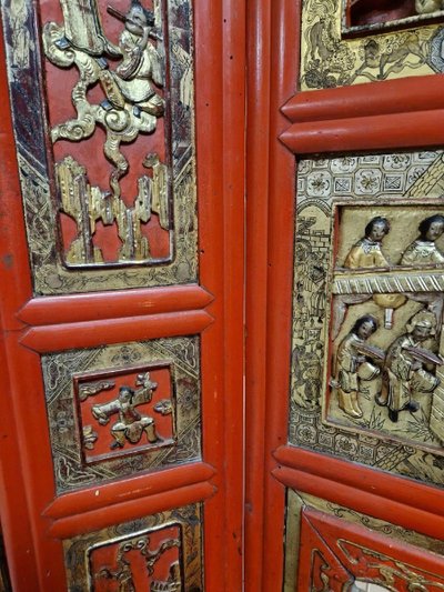 Antiker chinesischer Badezimmerschrank aus der Qing-Dynastie