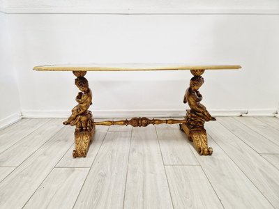 Antique Baroque Coffee Table, Italy