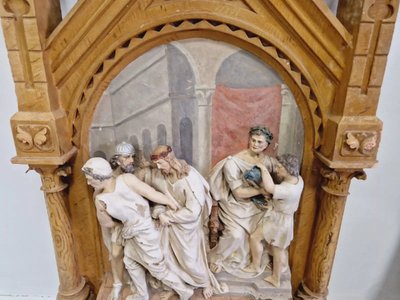 10 rilievi in terracotta delle chiese del XIX secolo