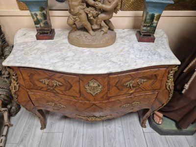 Commode Ancienne Française De Style Louis XV