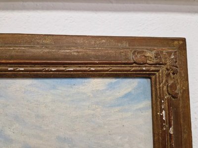 Antique French Oil Painting by Gauffriaud