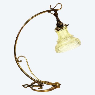 Art Nouveau "pied coeur" lamp or wall light