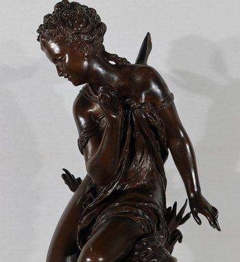  Important Bronze « Ondine » par M. Moreau – Milieu XIXe 