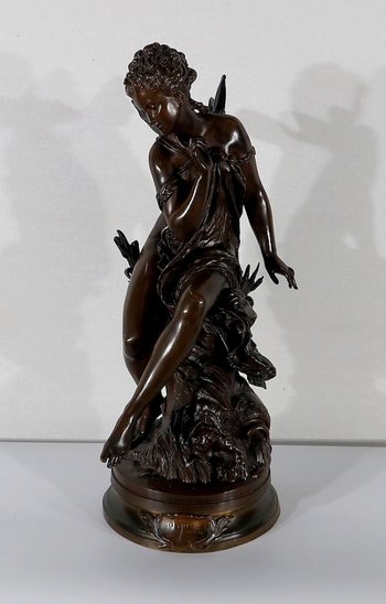  Important Bronze « Ondine » par M. Moreau – Milieu XIXe 