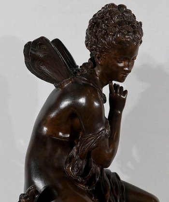  Important Bronze « Ondine » par M. Moreau – Milieu XIXe 