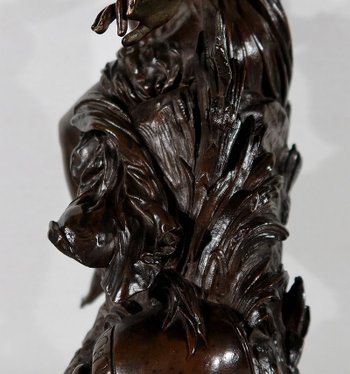  Important Bronze « Ondine » par M. Moreau – Milieu XIXe 