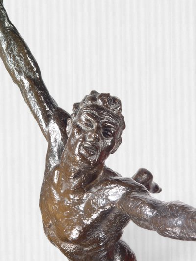 Sokol Athlete sculpture en bronze de Jan Vítězslav Dušek