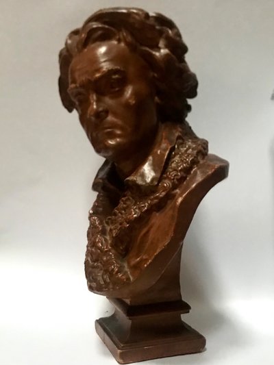 Busto di LUDWIG VAN BEETHOVEN /BARBEDIENNE