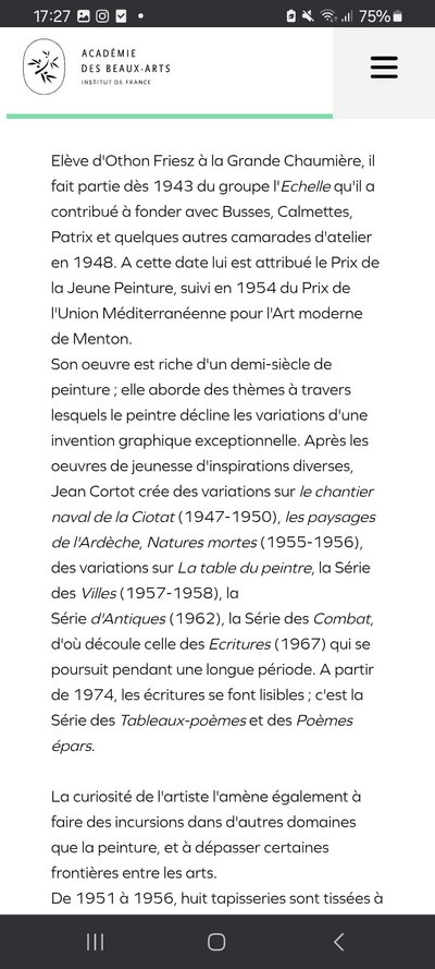 JEAN CORTOT 1925/2018