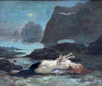 P. Léonard (xix-xx) - Symbolistische Schule - La Mort De Sapho, Circa 1890