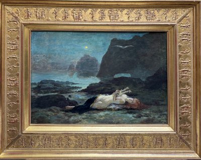 P. Léonard (xix-xx) - Symbolistische Schule - La Mort De Sapho, Circa 1890