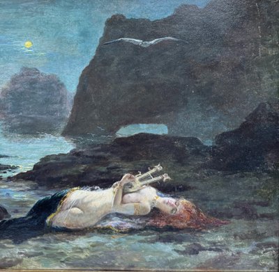 P. Léonard (xix-xx) - Symbolistische Schule - La Mort De Sapho, Circa 1890