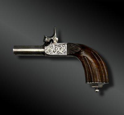 Petit PISTOLET à COFFRE - France - XIXème siècle