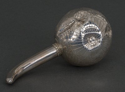 Kovsh Russian silver calabash goblet 1900