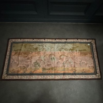 20th century Aubusson tapestry, romantic decor