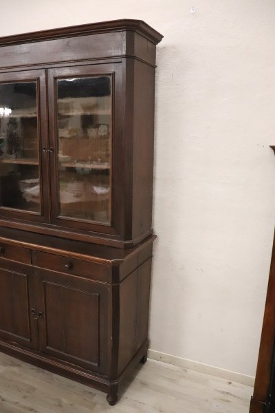 Sideboard in Walnut Veneer, 19th Century