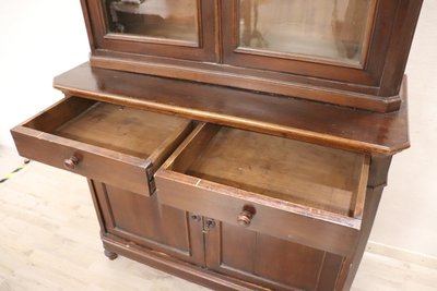 Sideboard in Walnut Veneer, 19th Century