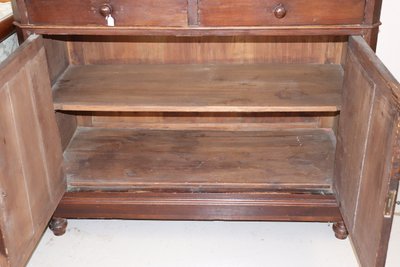 Sideboard in Walnut Veneer, 19th Century