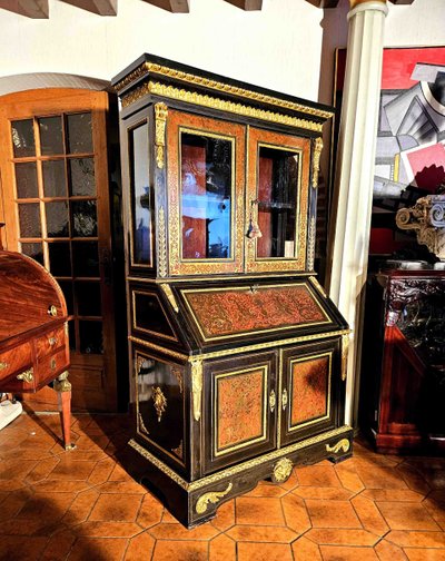 Furniture in Boulle marquetry and gilt bronze, Napoleon III period