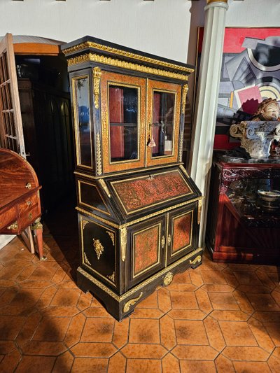 Furniture in Boulle marquetry and gilt bronze, Napoleon III period