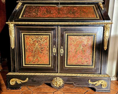 Furniture in Boulle marquetry and gilt bronze, Napoleon III period