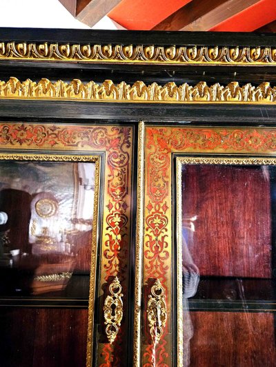 Furniture in Boulle marquetry and gilt bronze, Napoleon III period