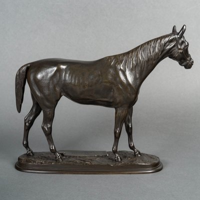 Sculpture - Mondaine , Pierre Lenordez (1815 - 1892) - Bronze