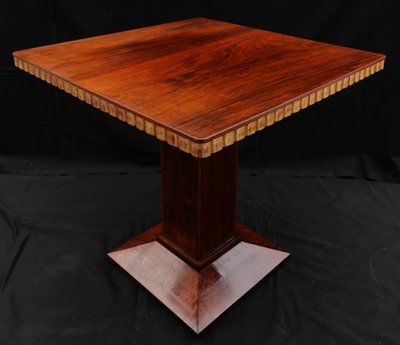 Attributed To René Joubert And Philippe Petit For Dim, Art Deco Square Side Table