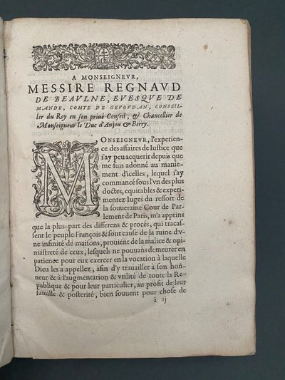 Buchbräuche der Länder und des Herzogtums Berry Gabriel Labbé de Montueron 1607