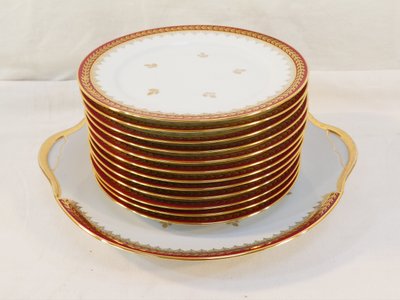 Service de Table en porcelaine de LIMOGES France