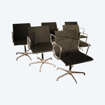 Ensemble de six fauteuils Eames