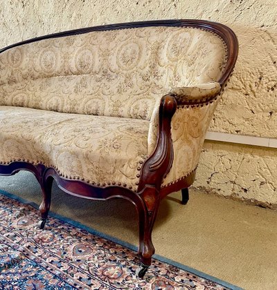 Louis XV Style Three Seaters Sofa, 19th Century