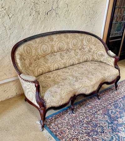 Louis XV Style Three Seaters Sofa, 19th Century