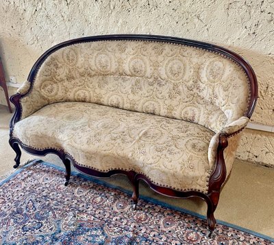 Louis XV Style Three Seaters Sofa, 19th Century