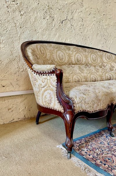 Louis XV Style Three Seaters Sofa, 19th Century