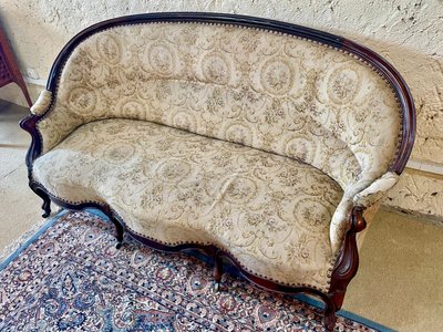 Louis XV Style Three Seaters Sofa, 19th Century