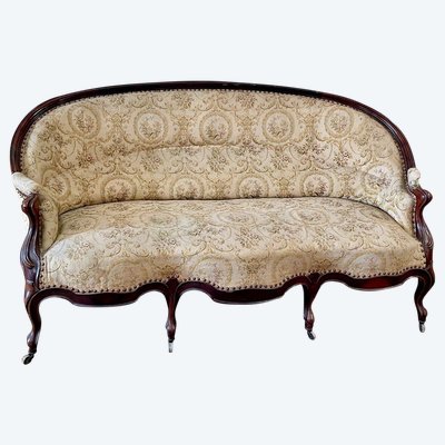 Louis XV Style Three Seaters Sofa, 19th Century