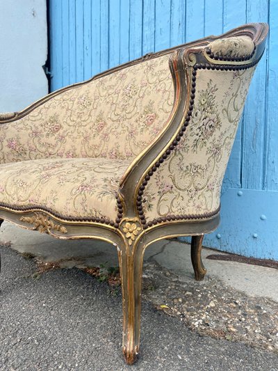 Sofa im Louis XV-Stil, 19. Jahrhundert 