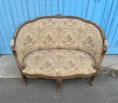 Sofa im Louis XV-Stil, 19. Jahrhundert 