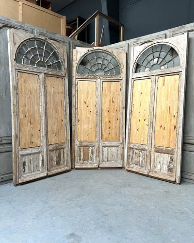 Set di doppie porte per orangerie con telaio