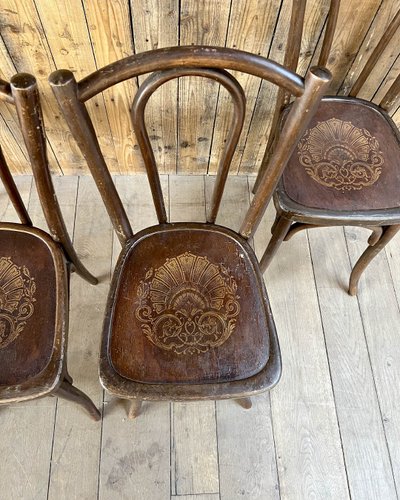 Lot de 4 chaises de bistrot