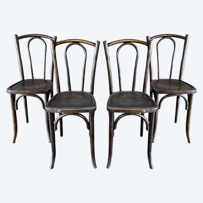 Lot de 4 chaises de bistrot