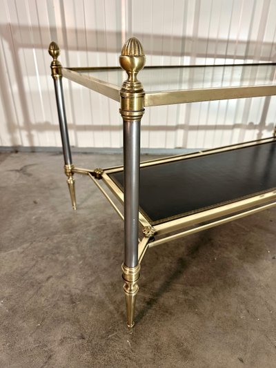 Neoclassical bronze coffee table circa 70s