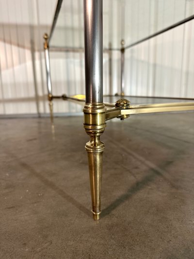 Neoclassical bronze coffee table circa 70s