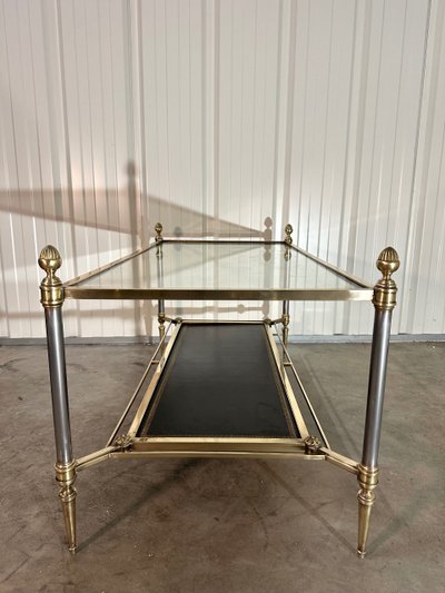 Neoclassical bronze coffee table circa 70s