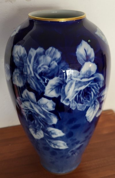 Limoges porcelain vase by Marcel Chaufriasse